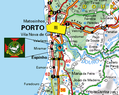 mapa dos carvalhos CIC : Mapa